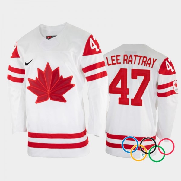 Jamie Lee Rattray Canada Women's Hockey White Home...
