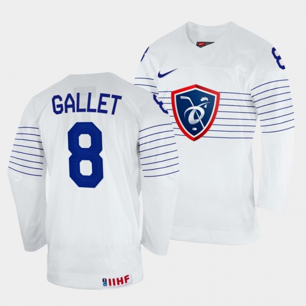 France 2022 IIHF World Championship Hugo Gallet #8...