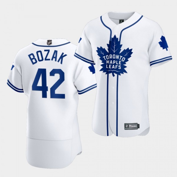 Tyler Bozak Toronto Maple Leafs 2020 NHL X MLB Cro...