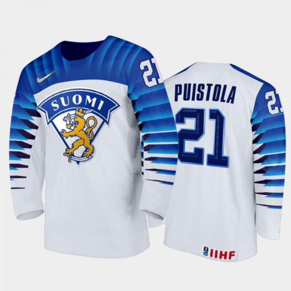 Finland Patrik Puistola #21 2020 IIHF World Junior...