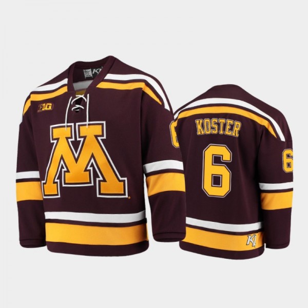 Men's Minnesota Golden Gophers Mike Koster #6 2021...