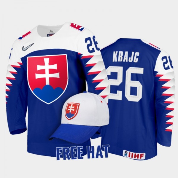 Slovakia Hockey Samuel Krajc 2022 IIHF World Junio...