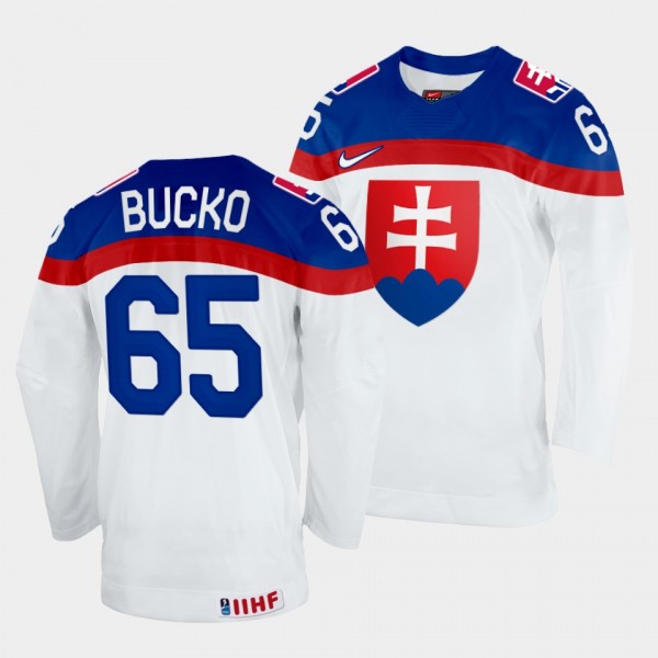 Slovakia Hockey #65 Martin Bucko 2022 IIHF World C...