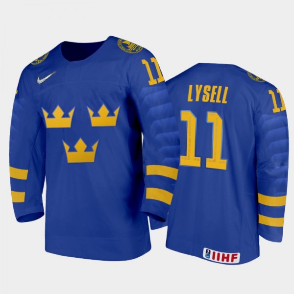 Sweden Hockey Fabian Lysell 2022 IIHF World Junior...